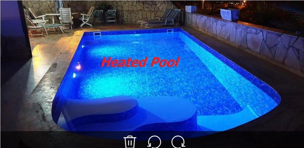 فيلا Sunny House With Private Pool And Sea View أذيخي المظهر الخارجي الصورة