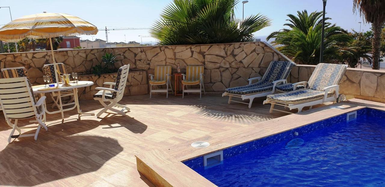 فيلا Sunny House With Private Pool And Sea View أذيخي المظهر الخارجي الصورة